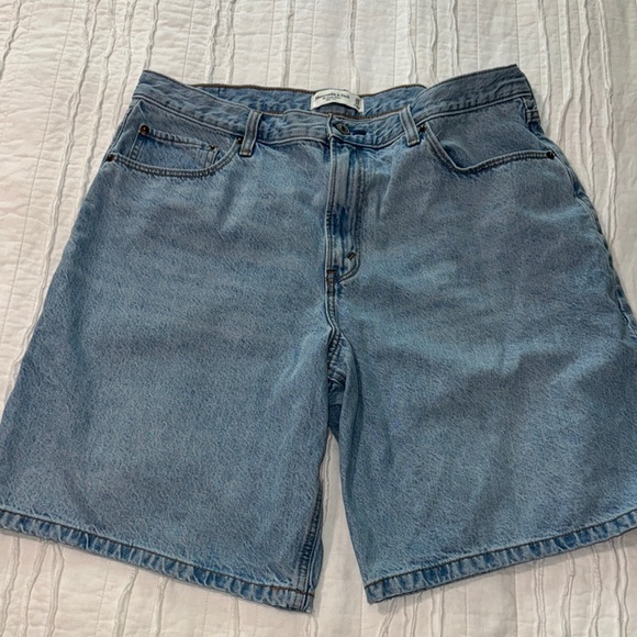Abercrombie & Fitch Pants - Abercrombie & Fitch Light Blue Denim Jean Shorts